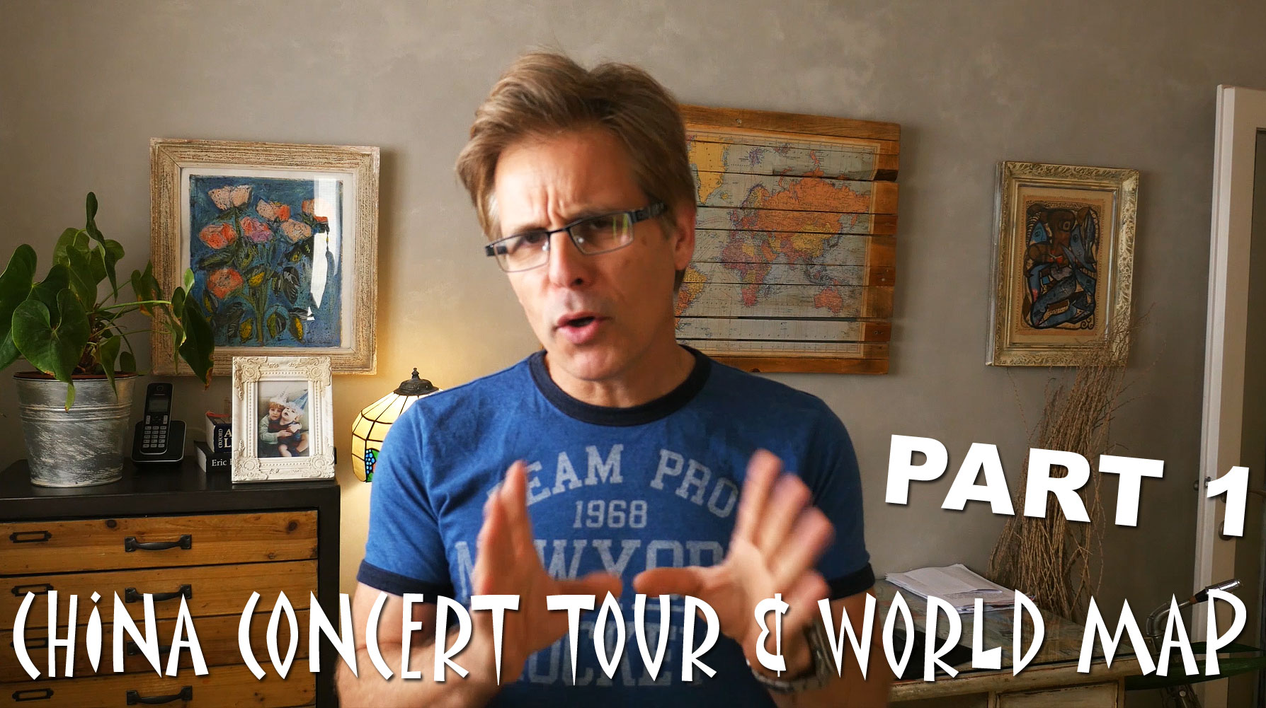 The China concert tour and world map Vlog4# PART1 - MY BLOG | Arik Livnat