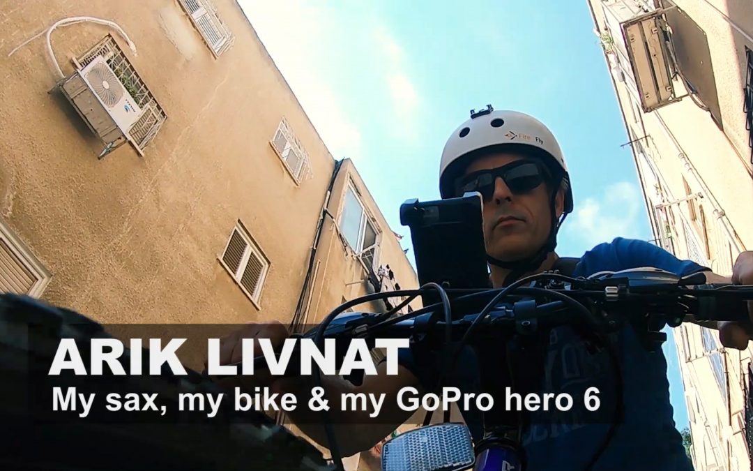 My sax, my bike & my GoPro hero 6