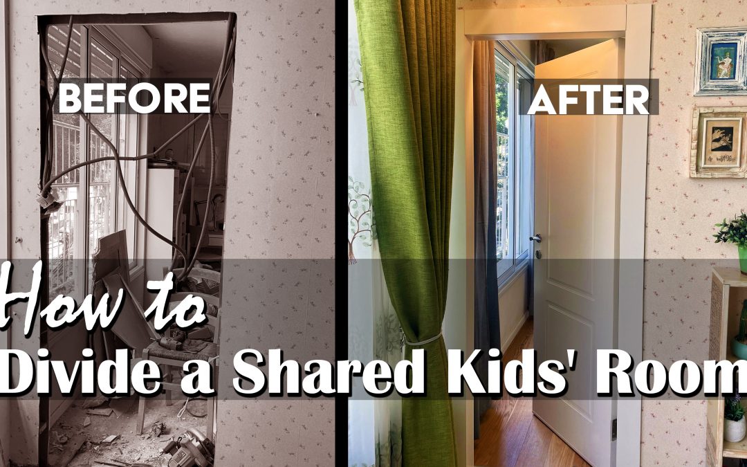How to Divide a Shared Kids’ Room- DIY Project🎷